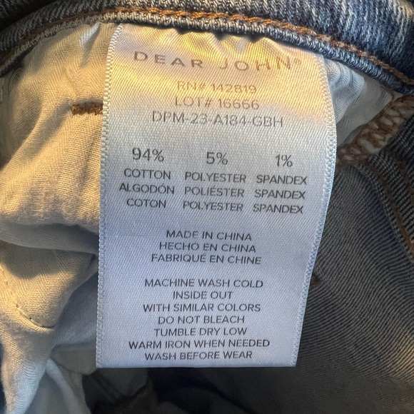Dear John Blaire Slim Straight Glass Beach Jeans - Picture 12 of 16